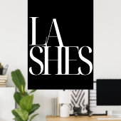 デジタル印刷可能なラッシュポスター – まつ毛エクステンション ポスター (ホームオフィス)