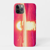 デジタル合成波サンセット海反射 Case-Mate iPhoneケース (裏)