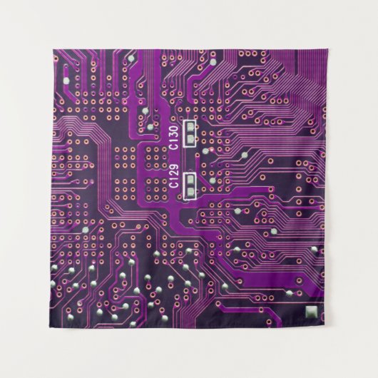 デジタル回路の背景のサーフェス、abstr タペストリー (正面)
