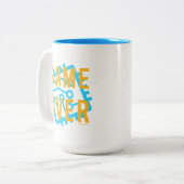 デジタル回路を介したゲーム ツートーンマグカップ (正面左)