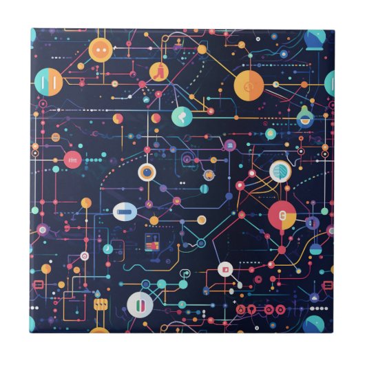 デジタル変換タイル タイル (正面)