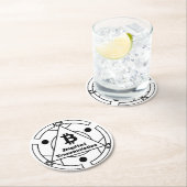 デジタル変換錬金術 ラウンドペーパーコースター (インサイチュ)