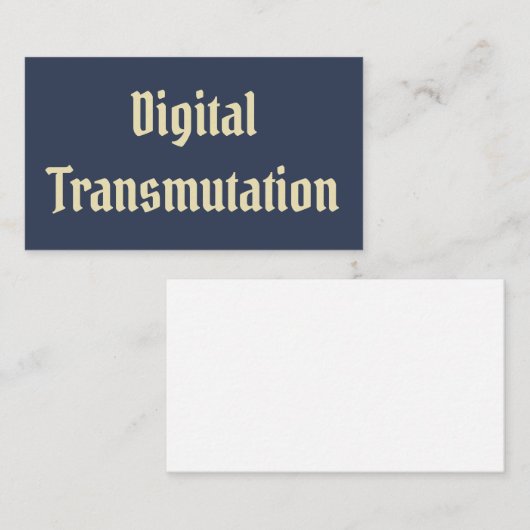 デジタル変換 名刺 (正面/裏面)
