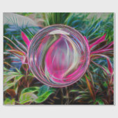 デジタル大理石のシャボン玉 ラッピングペーパー (フラット)