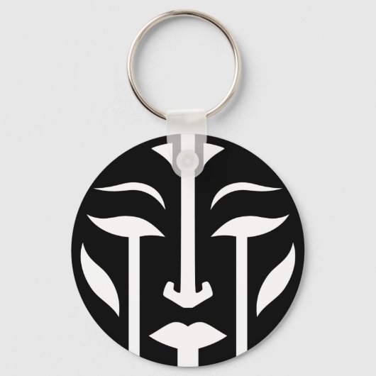 デジタル女性 キーホルダー (正面)