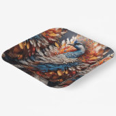 デジタル孔雀ルネッサンス ペーパープレート (傾斜あり)