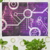 デジタル宇宙 キッチンタオル (折り畳み)