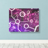 デジタル宇宙 キャンバスプリント (インサイチュ (ウッドフロア))