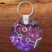 デジタル宇宙 キーホルダー (正面)