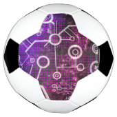 デジタル宇宙 サッカーボール (回転)