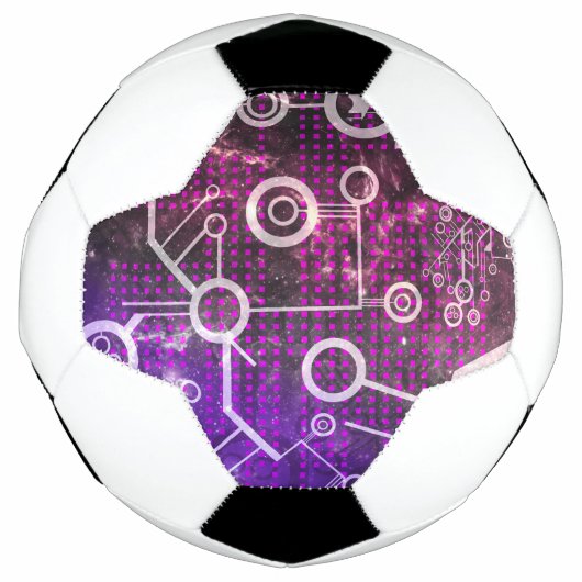 デジタル宇宙 サッカーボール (正面)