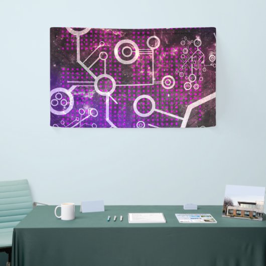 デジタル宇宙 横断幕 (トレードショー)