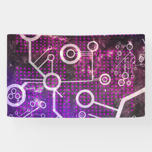 デジタル宇宙 横断幕 (横)