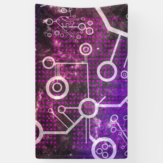 デジタル宇宙 横断幕 (縦)