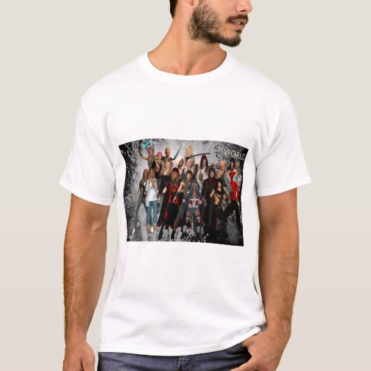 デジタル崇敬の世界 Tシャツ (正面)