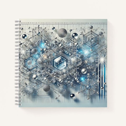 デジタル幾何学と分子構造 ノートブック (正面)