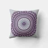 デジタル幾何形状パターン クッション (裏面)