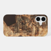 デジタル意識 iPhone 16ケース (裏面横)