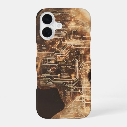 デジタル意識 iPhone 16ケース (裏面)