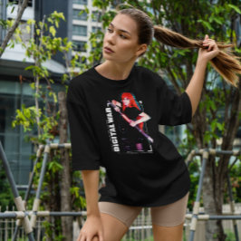 デジタル戦士の女性 Tシャツ