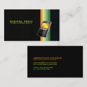 デジタル技術携帯名刺 名刺 (正面/裏面)