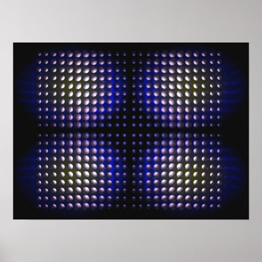 デジタル抽象芸術のOpArt超自然的な外観 ポスター (正面)