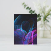 デジタル抽象芸術はがき1 ポストカード (スタンド正面)