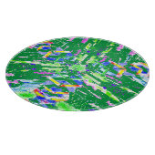 デジタル抽象芸術アートはカオスと呼ぶ カッティングボード (角)