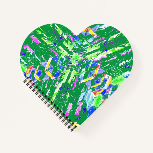 デジタル抽象芸術アートはカオスと呼ぶ   ノートブック (正面)