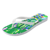 デジタル抽象芸術アートをカオスハイトップと呼ぶ  ビーチサンダル (アングル)