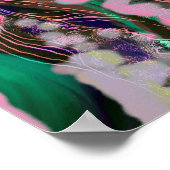 デジタル抽象芸術アートキャンバスポスタートレンディー装飾 ポスター (角)