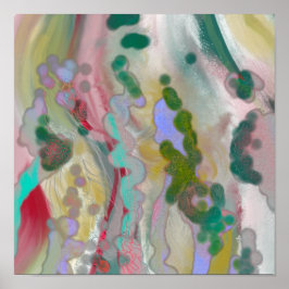 デジタル抽象芸術アートポスタートレンディー装飾 ポスター