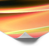 デジタル抽象芸術ア絵画ートの壁ポスタープリント ポスター (角)