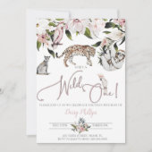 デジタル招待状ジャングルサファリ誕生日招待状 招待状 (正面)