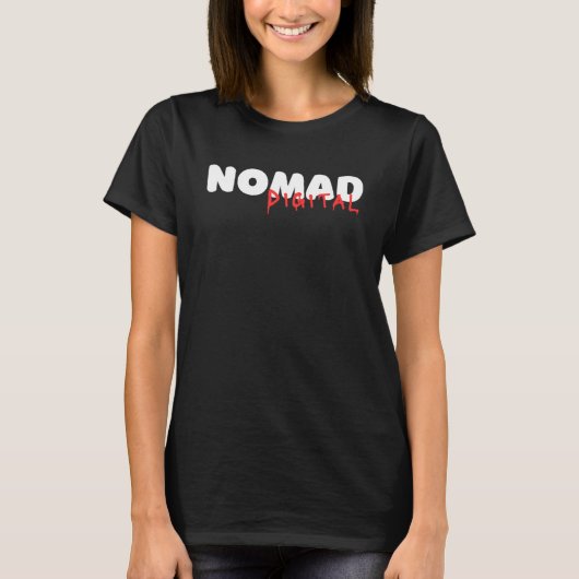 デジタル方式のノマド Tシャツ (正面)
