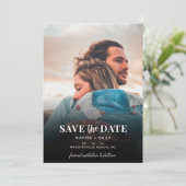 デジタル日付の編集可能結婚なテンプレートの保存 案内状 (スタンド正面)