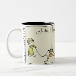 デジタル時代の愛 ツートーンマグカップ