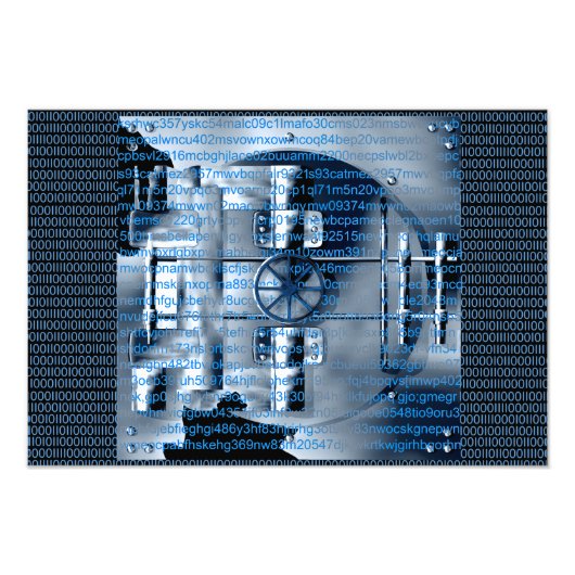 デジタル暗号化ポスター フォトプリント            (正面)