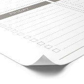 デジタル月次予算プランナーポスター ポスター (角)