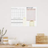 デジタル月次予算プランナー ポスター (キッチン)