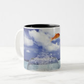 デジタル構成 ツートーンマグカップ (正面左)