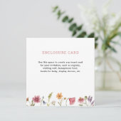 デジタル水彩ガーデン ワイルドフラワー スクエア 招待状 (スタンド正面)