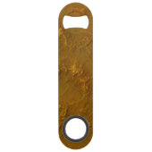 デジタル汚れた金ゴールドの石のレリーフ、浮き彫りの質 スピード栓抜き (正面)