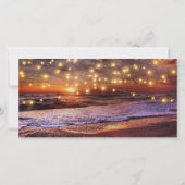 デジタル海ビーチ日付保存招待状 セーブザデート (裏面)