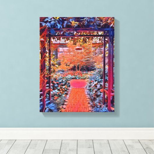 デジタル混合メディア拡張キャンバス印刷 キャンバスプリント (インサイチュ (ウッドフロア))