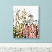 デジタル混合メディア拡張キャンバス印刷 キャンバスプリント (インサイチュ (ウッドフロア))