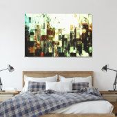 デジタル減衰 キャンバスプリント (インサイチュ (寝室))