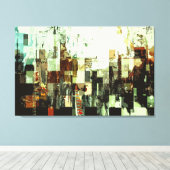 デジタル減衰 キャンバスプリント (インサイチュ (ウッドフロア))