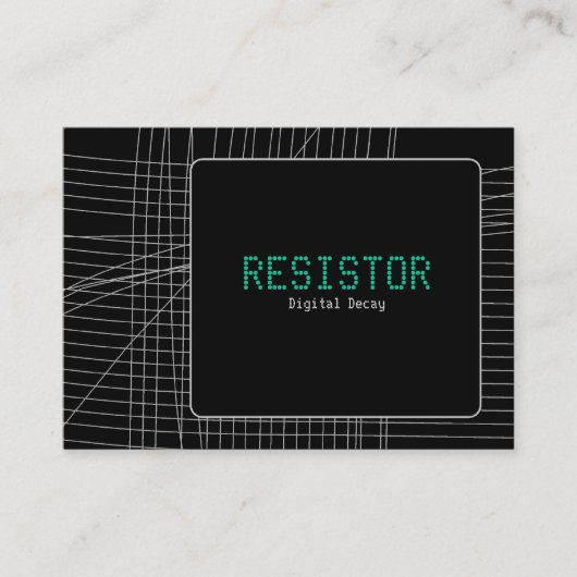 デジタル減衰 名刺 (正面)