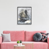 デジタル画像「At Peace With the World」 キャンバスプリント (インサイチュ (リビング))